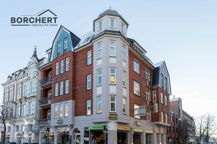 Königstraße 13 · Königstraße · Elmshorn | Bild 1/1 | Mietangebot Königstraße 13 · 1. OG | Außenansicht